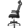 FORÖL Pro525 Silla de oficina ergonómica con brazos abatibles y cabecero